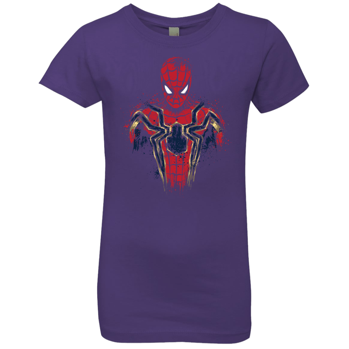 T-Shirts Purple Rush / YXS Infinity Spider Girls Premium T-Shirt