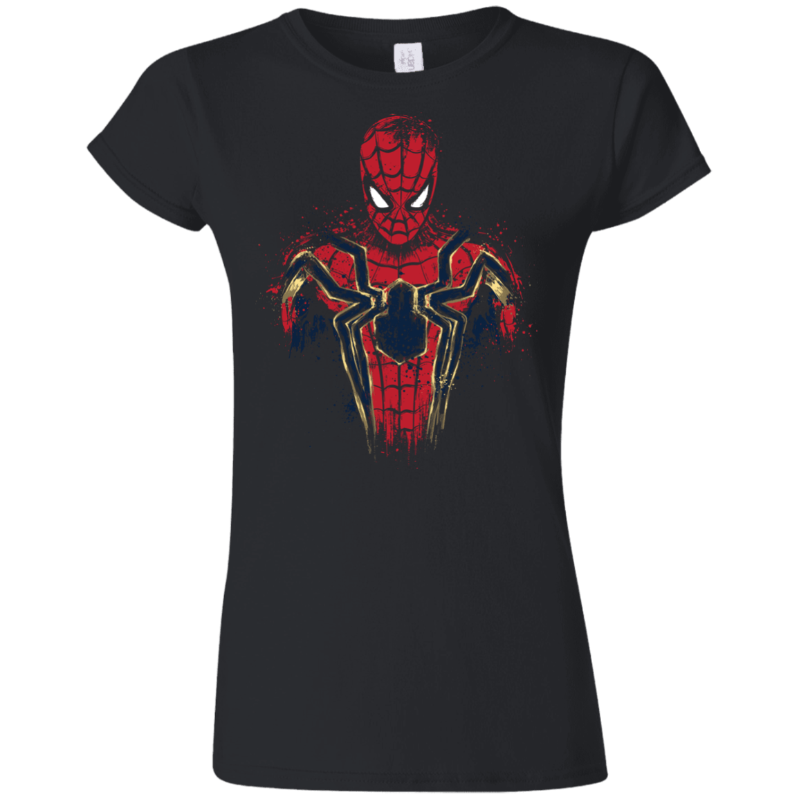 T-Shirts Black / S Infinity Spider Junior Slimmer-Fit T-Shirt