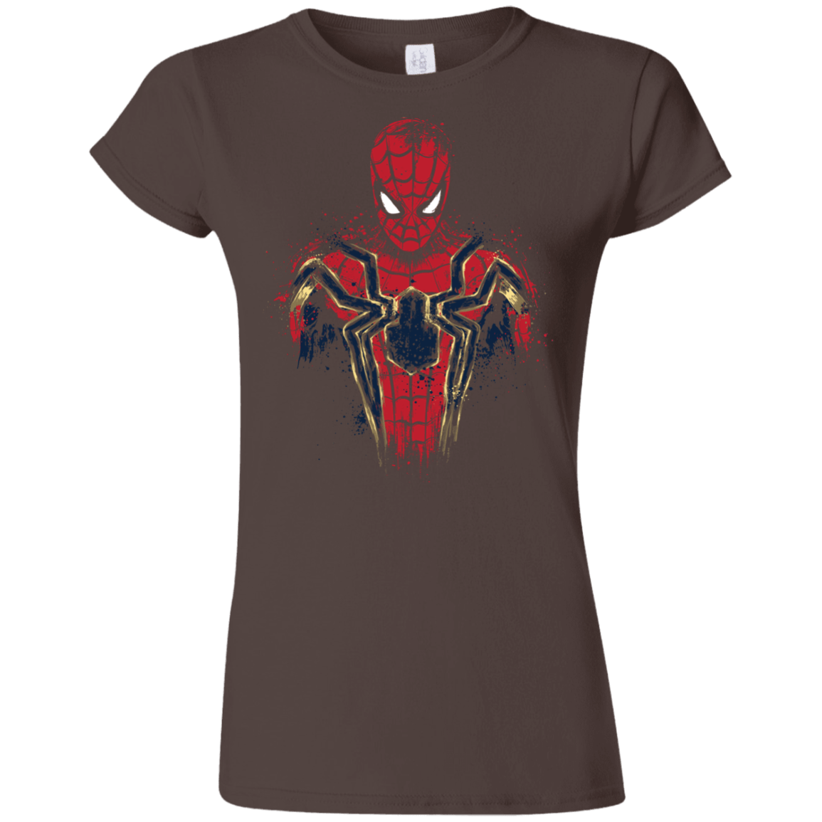 T-Shirts Dark Chocolate / S Infinity Spider Junior Slimmer-Fit T-Shirt