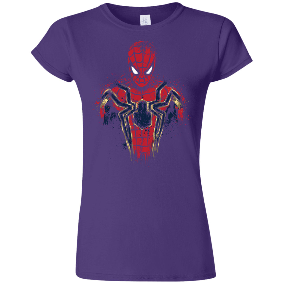 T-Shirts Purple / S Infinity Spider Junior Slimmer-Fit T-Shirt