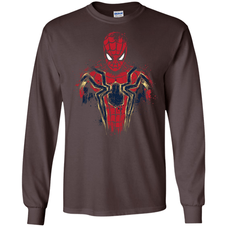 T-Shirts Dark Chocolate / S Infinity Spider Men's Long Sleeve T-Shirt
