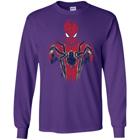 T-Shirts Purple / S Infinity Spider Men's Long Sleeve T-Shirt