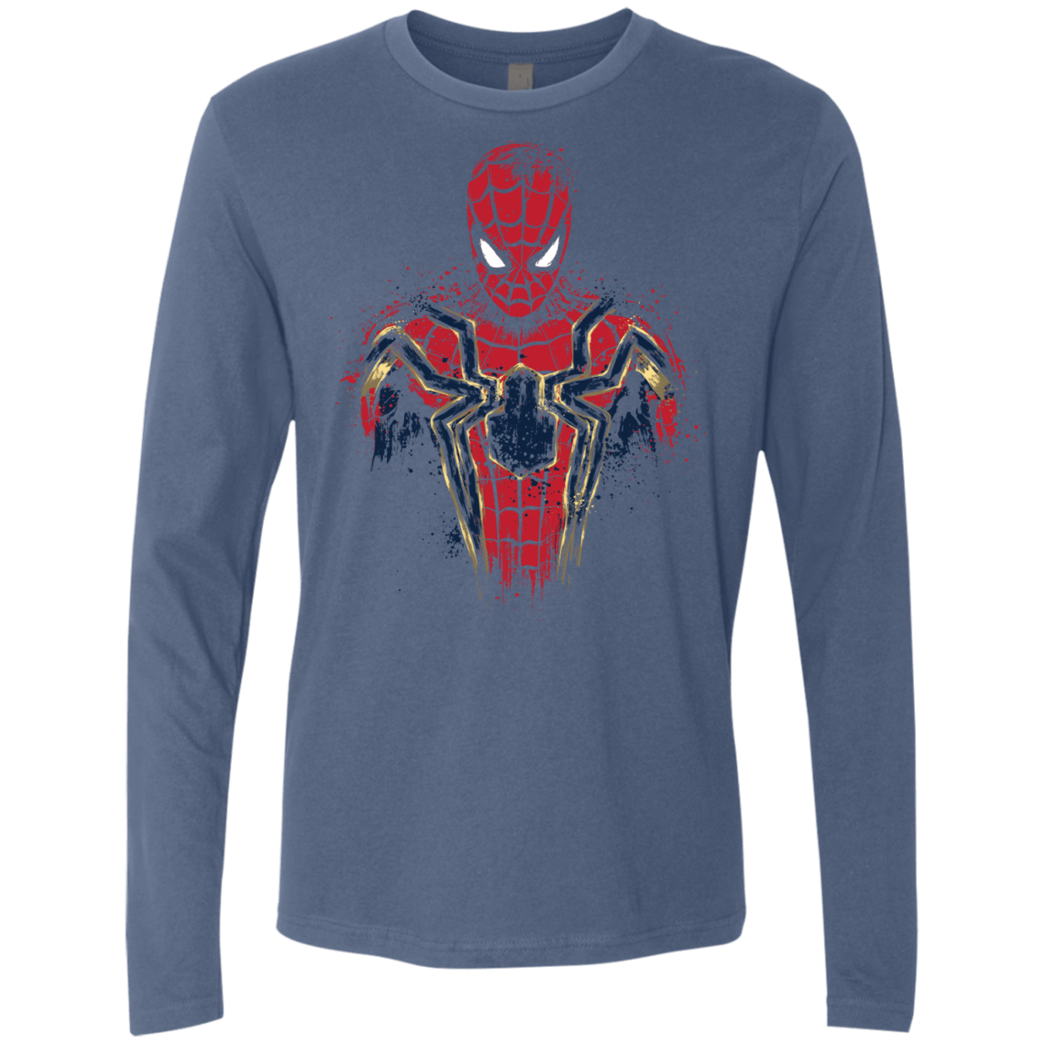 T-Shirts Indigo / S Infinity Spider Men's Premium Long Sleeve