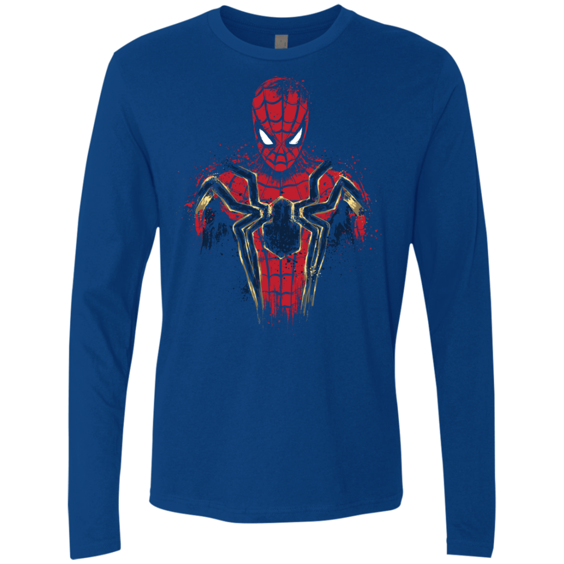 T-Shirts Royal / S Infinity Spider Men's Premium Long Sleeve