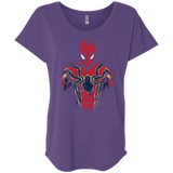 T-Shirts Purple Rush / X-Small Infinity Spider Triblend Dolman Sleeve