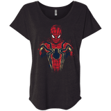 T-Shirts Vintage Black / X-Small Infinity Spider Triblend Dolman Sleeve