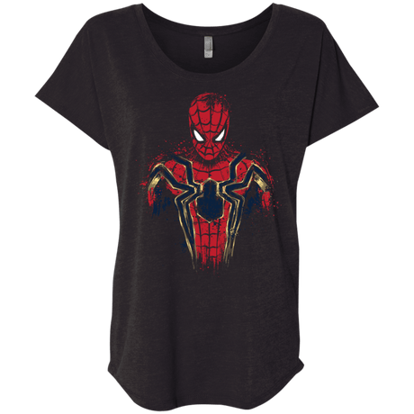 T-Shirts Vintage Black / X-Small Infinity Spider Triblend Dolman Sleeve