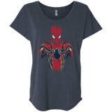 T-Shirts Vintage Navy / X-Small Infinity Spider Triblend Dolman Sleeve