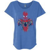 T-Shirts Vintage Royal / X-Small Infinity Spider Triblend Dolman Sleeve