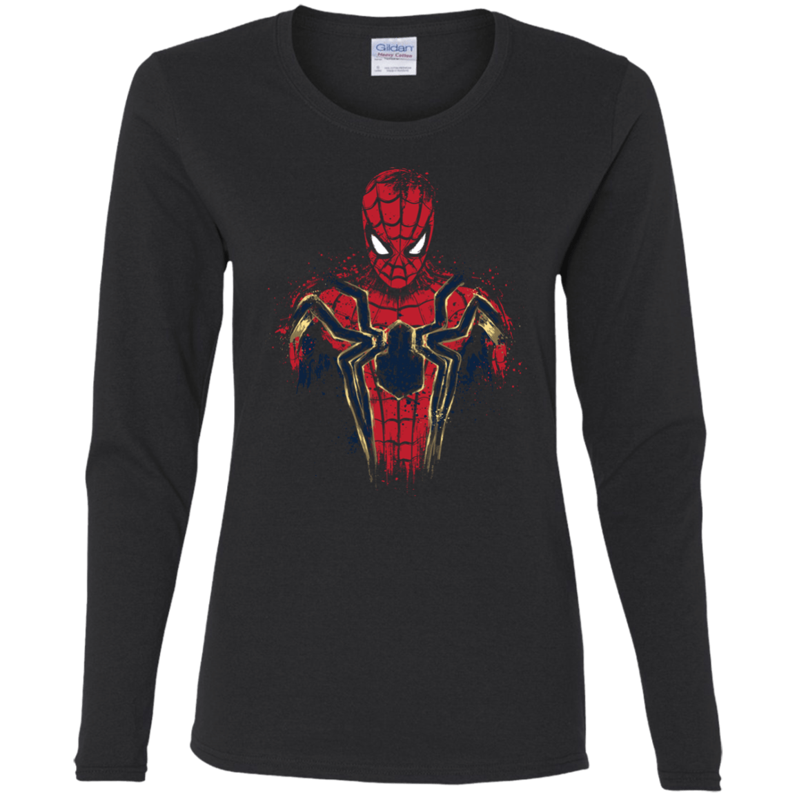 T-Shirts Black / S Infinity Spider Women's Long Sleeve T-Shirt