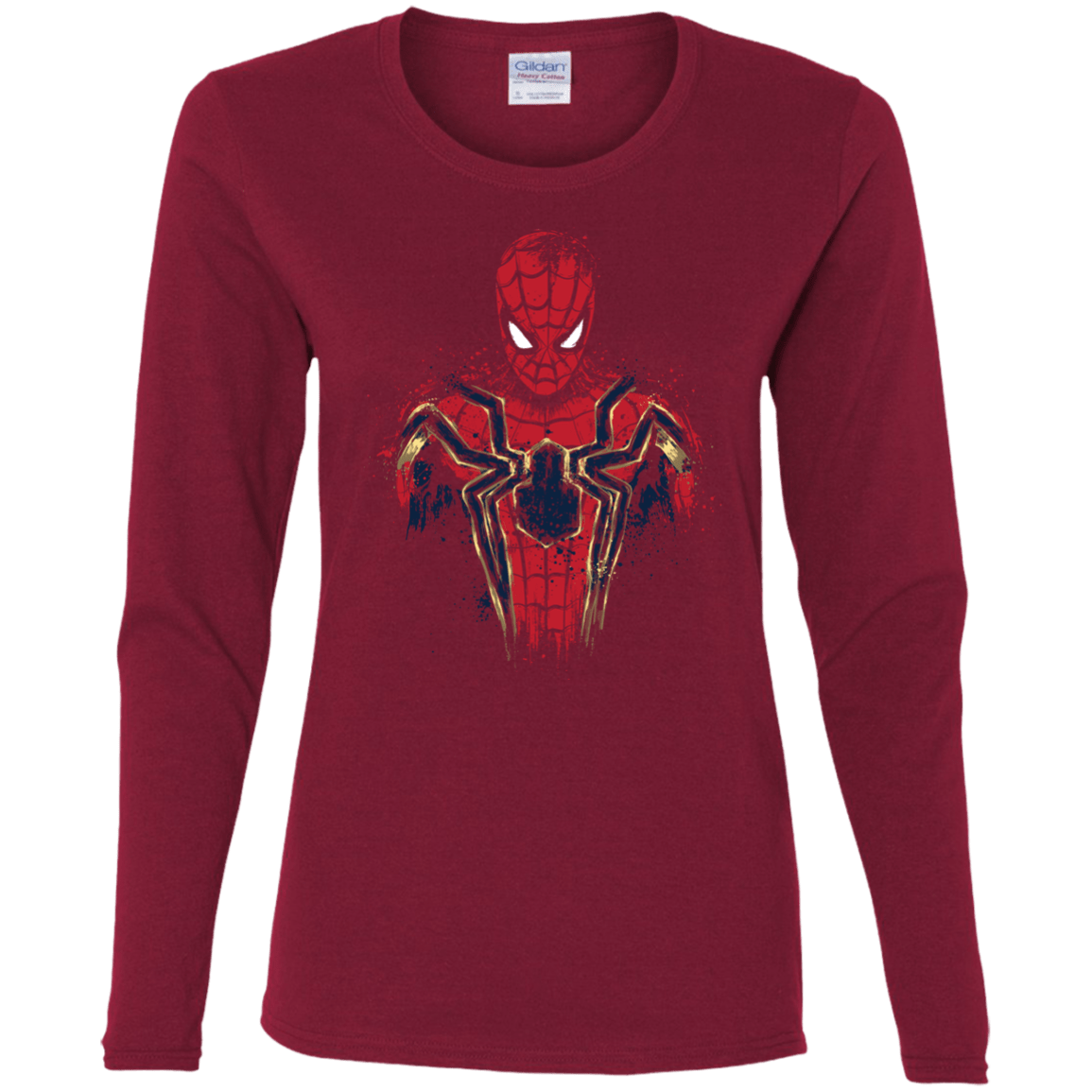 T-Shirts Cardinal / S Infinity Spider Women's Long Sleeve T-Shirt