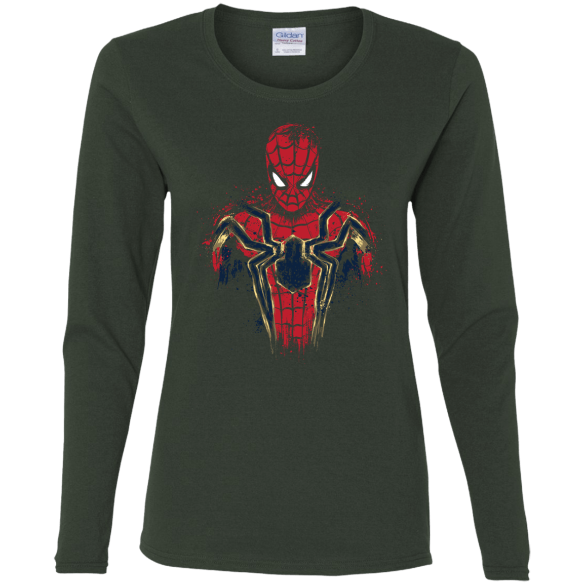 T-Shirts Forest / S Infinity Spider Women's Long Sleeve T-Shirt