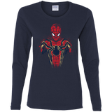 T-Shirts Navy / S Infinity Spider Women's Long Sleeve T-Shirt