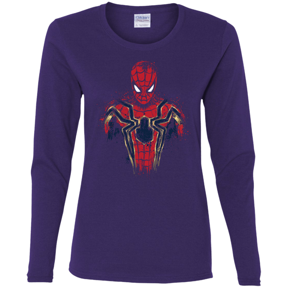 T-Shirts Purple / S Infinity Spider Women's Long Sleeve T-Shirt