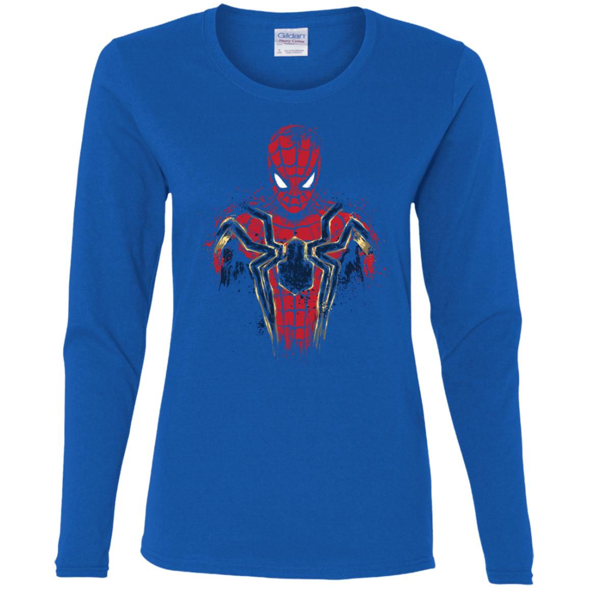 T-Shirts Royal / S Infinity Spider Women's Long Sleeve T-Shirt
