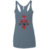 T-Shirts Indigo / X-Small Infinity Spider Women's Triblend Racerback Tank