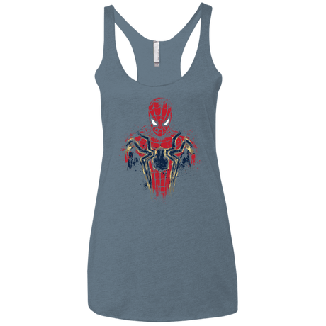 T-Shirts Indigo / X-Small Infinity Spider Women's Triblend Racerback Tank