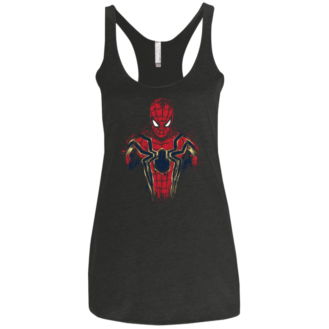 T-Shirts Vintage Black / X-Small Infinity Spider Women's Triblend Racerback Tank