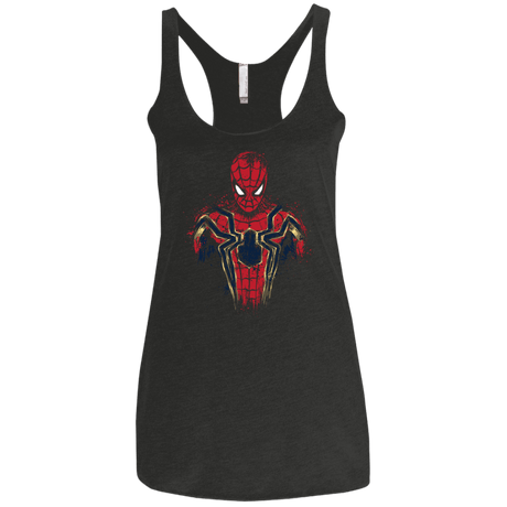 T-Shirts Vintage Black / X-Small Infinity Spider Women's Triblend Racerback Tank