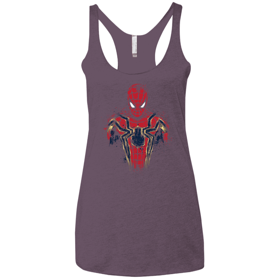 T-Shirts Vintage Purple / X-Small Infinity Spider Women's Triblend Racerback Tank