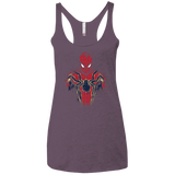 T-Shirts Vintage Purple / X-Small Infinity Spider Women's Triblend Racerback Tank