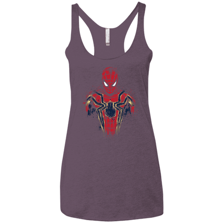 T-Shirts Vintage Purple / X-Small Infinity Spider Women's Triblend Racerback Tank