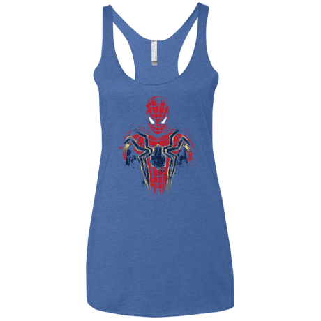 T-Shirts Vintage Royal / X-Small Infinity Spider Women's Triblend Racerback Tank
