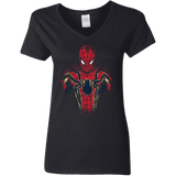 T-Shirts Black / S Infinity Spider Women's V-Neck T-Shirt