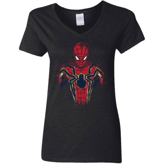 T-Shirts Black / S Infinity Spider Women's V-Neck T-Shirt