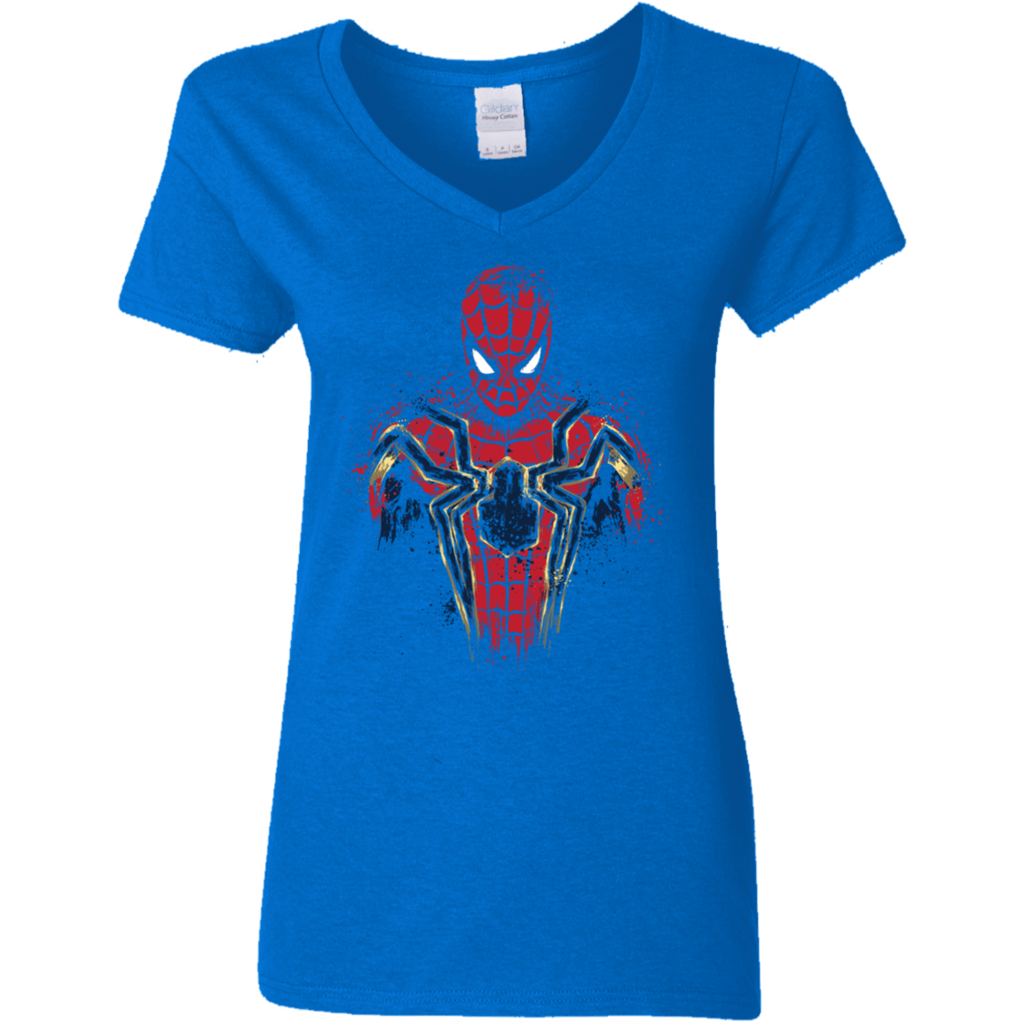 T-Shirts Royal / S Infinity Spider Women's V-Neck T-Shirt