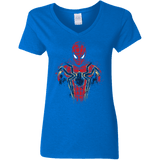 T-Shirts Royal / S Infinity Spider Women's V-Neck T-Shirt