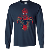 T-Shirts Navy / YS Infinity Spider Youth Long Sleeve T-Shirt