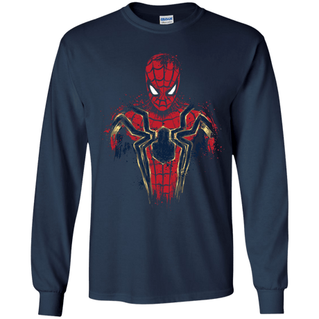 T-Shirts Navy / YS Infinity Spider Youth Long Sleeve T-Shirt