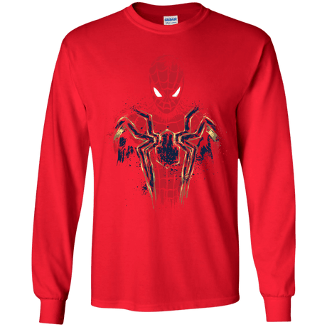 T-Shirts Red / YS Infinity Spider Youth Long Sleeve T-Shirt