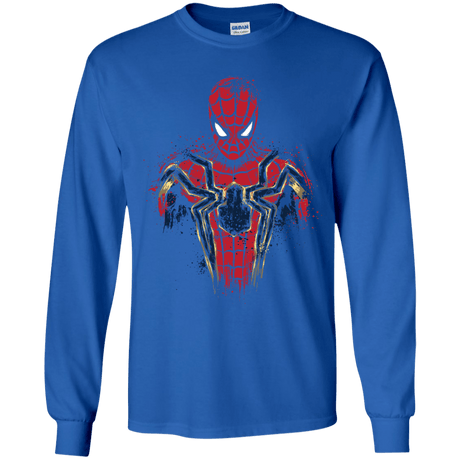 T-Shirts Royal / YS Infinity Spider Youth Long Sleeve T-Shirt