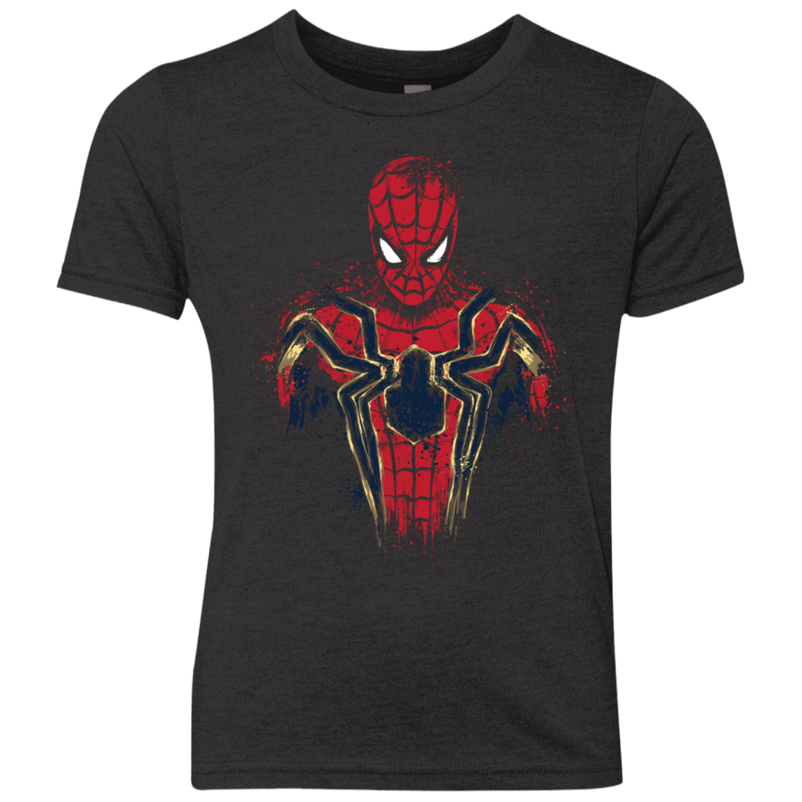 T-Shirts Vintage Black / YXS Infinity Spider Youth Triblend T-Shirt