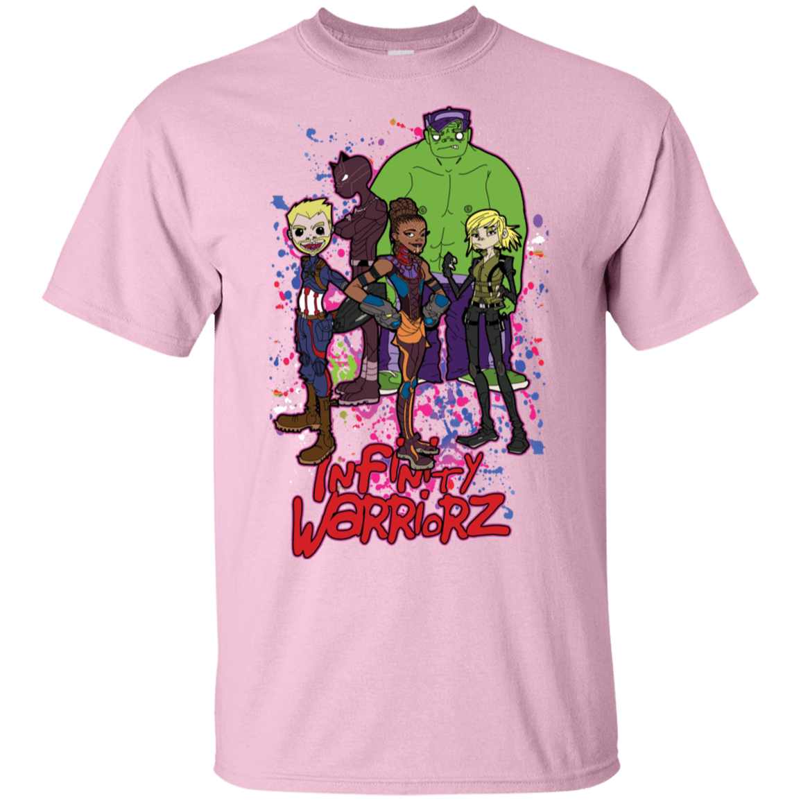 T-Shirts Light Pink / S Infinity Warriorz T-Shirt