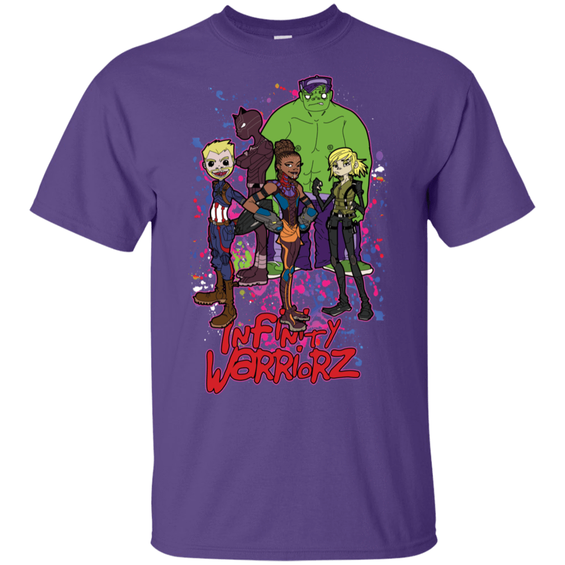 T-Shirts Purple / S Infinity Warriorz T-Shirt