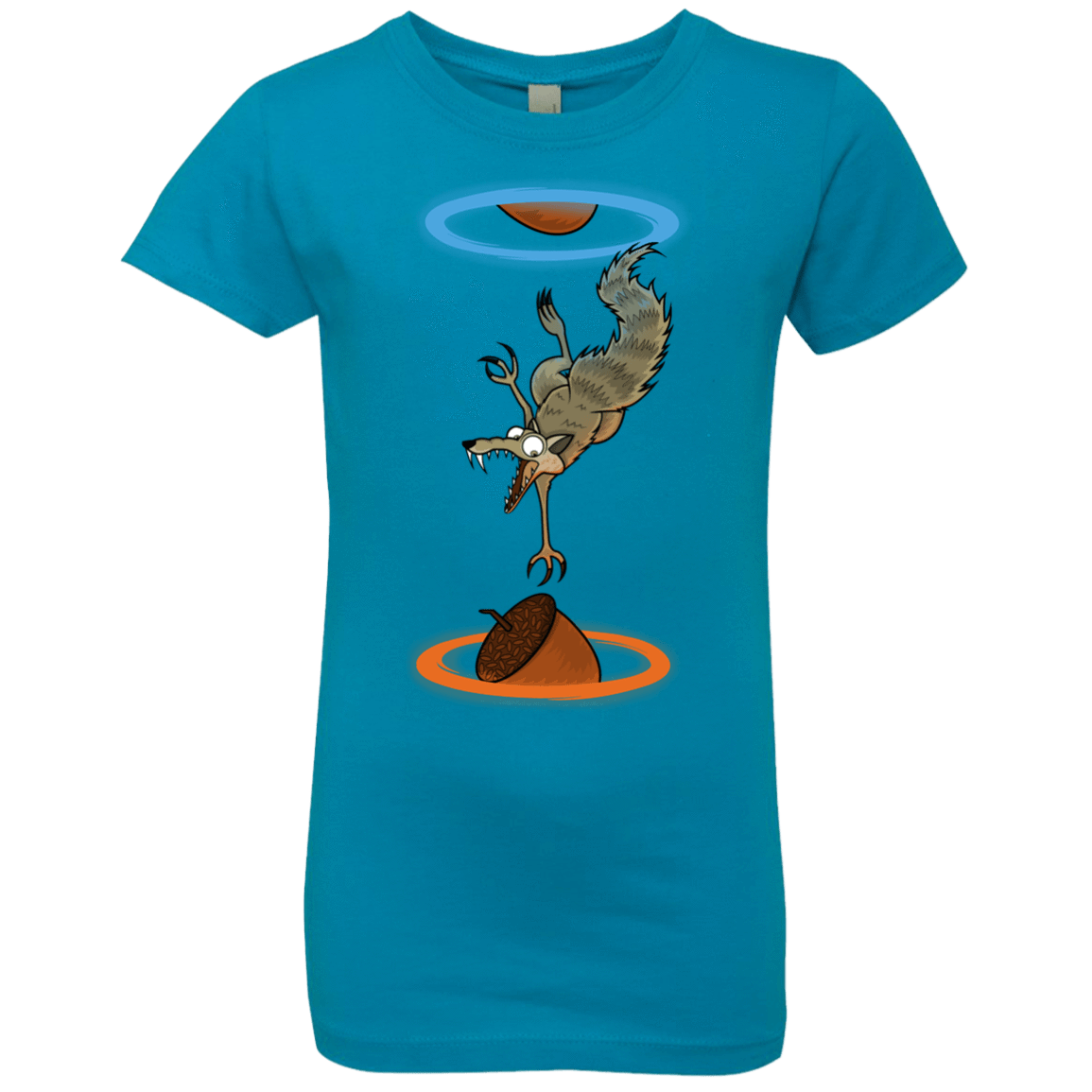 T-Shirts Turquoise / YXS INFINUT Girls Premium T-Shirt
