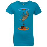 T-Shirts Turquoise / YXS INFINUT Girls Premium T-Shirt