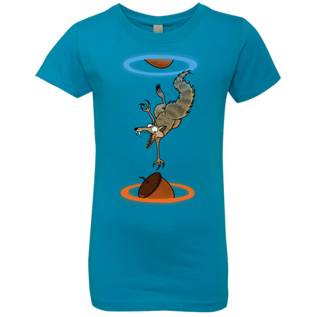 T-Shirts Turquoise / YXS INFINUT Girls Premium T-Shirt