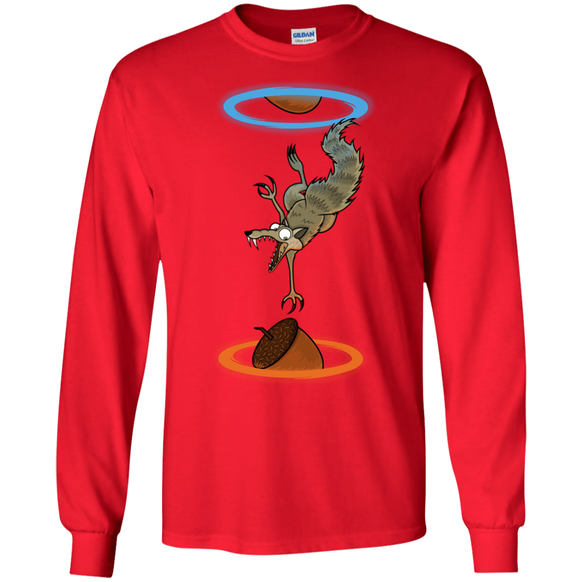 T-Shirts Red / S INFINUT Men's Long Sleeve T-Shirt