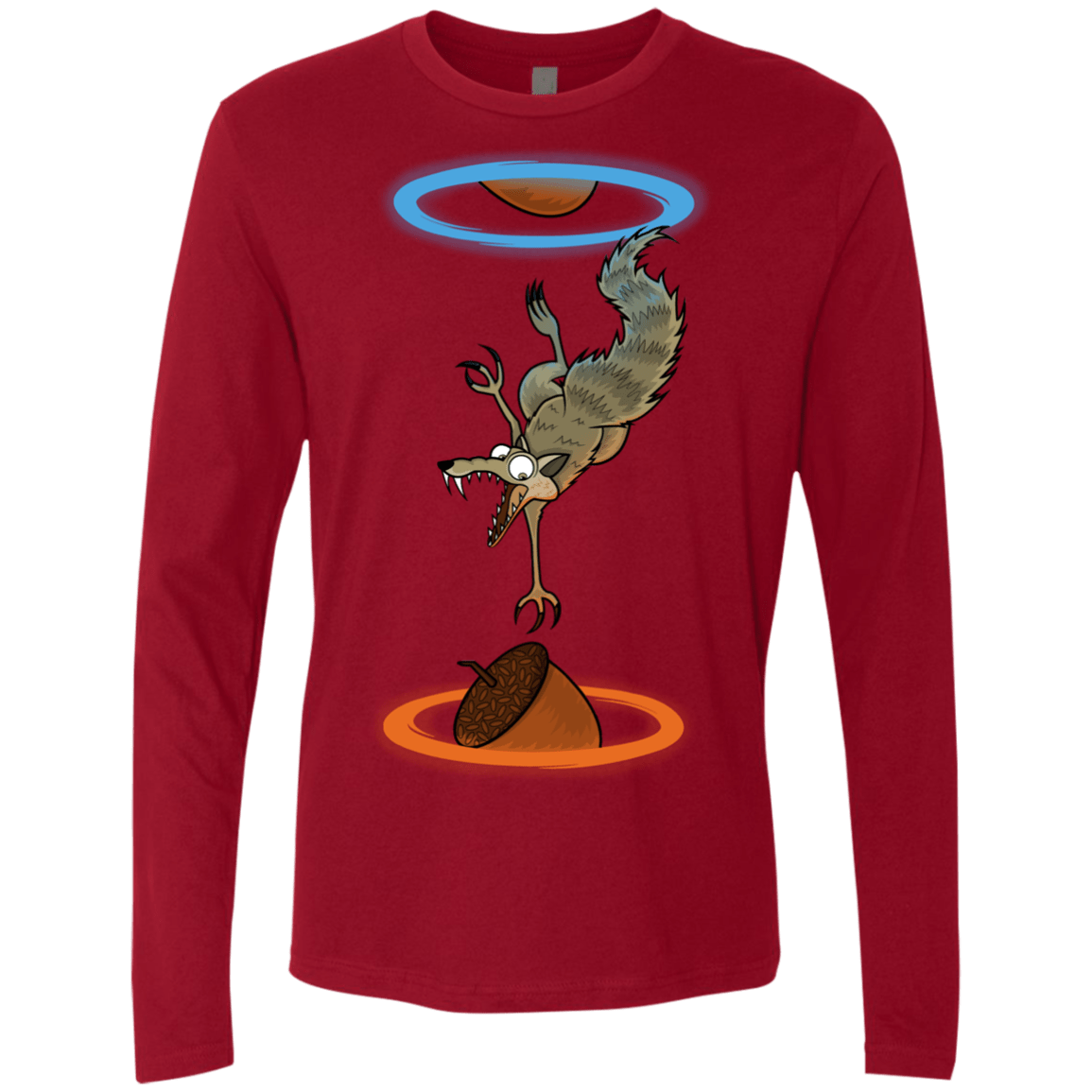T-Shirts Cardinal / S INFINUT Men's Premium Long Sleeve