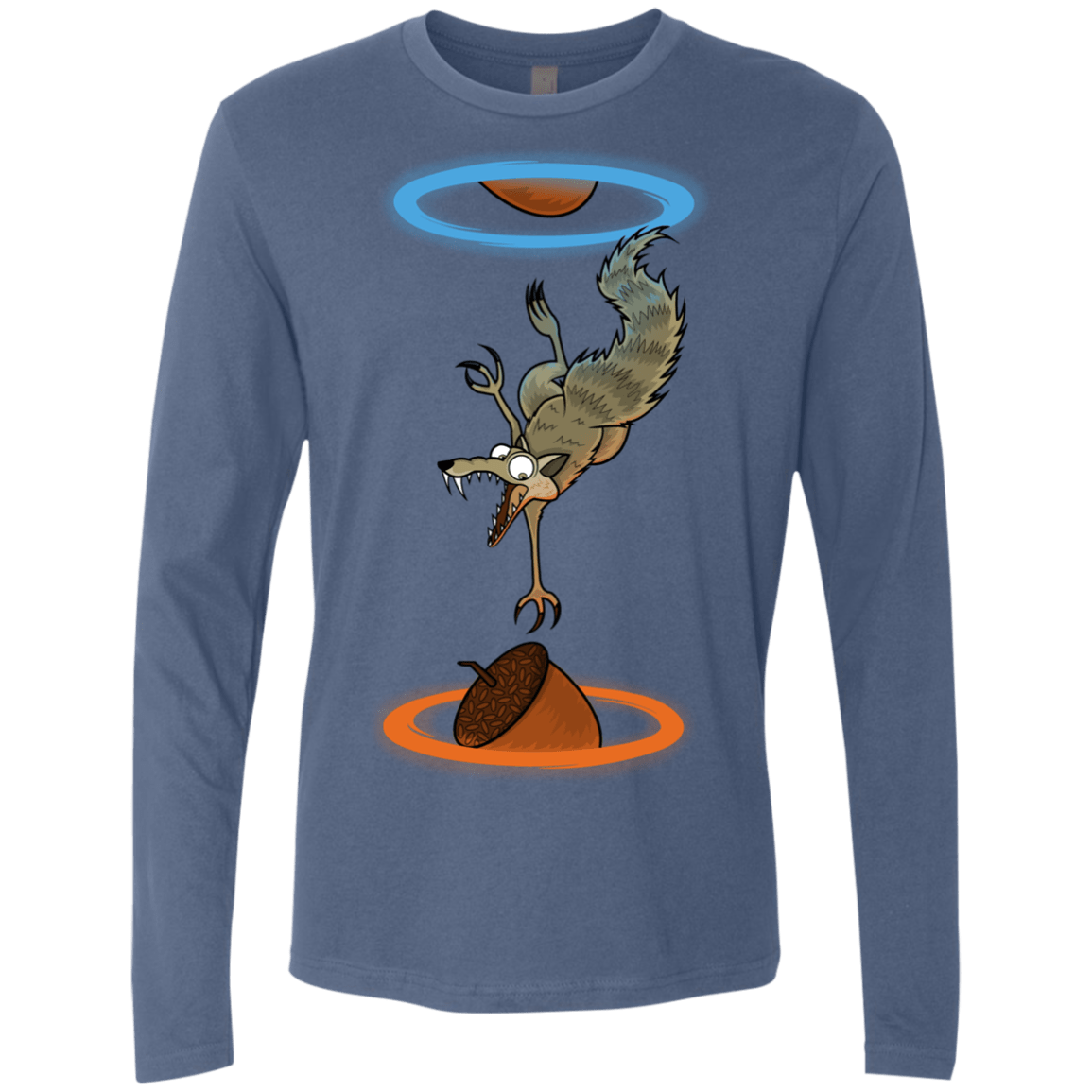 T-Shirts Indigo / S INFINUT Men's Premium Long Sleeve