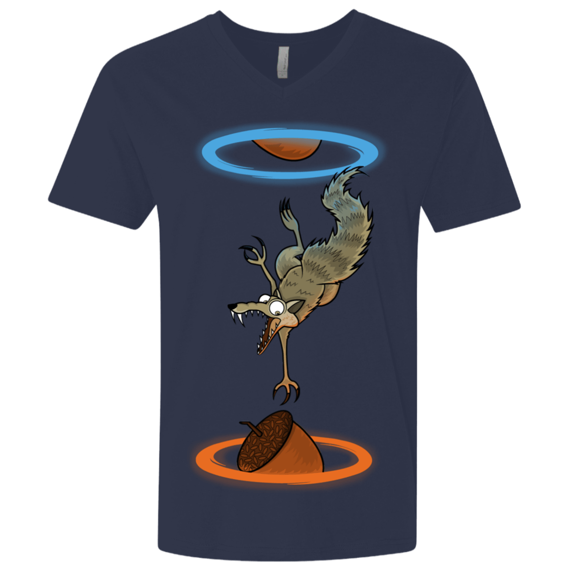 T-Shirts Midnight Navy / X-Small INFINUT Men's Premium V-Neck