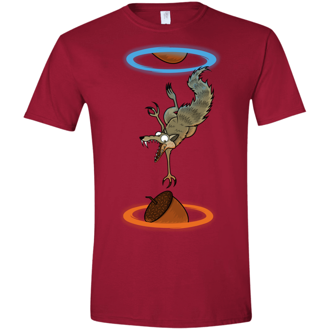 T-Shirts Cardinal Red / S INFINUT Men's Semi-Fitted Softstyle