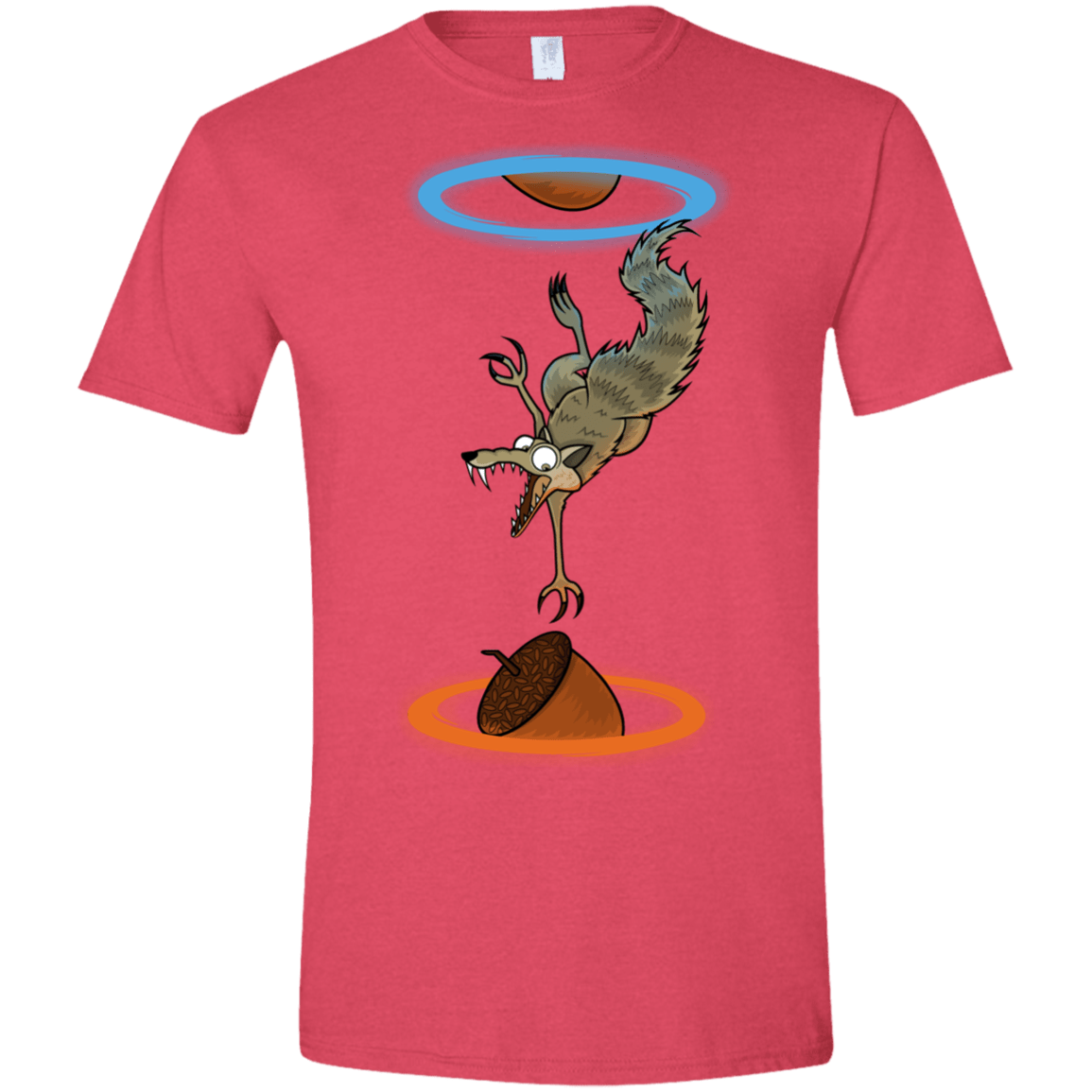 T-Shirts Heather Red / S INFINUT Men's Semi-Fitted Softstyle