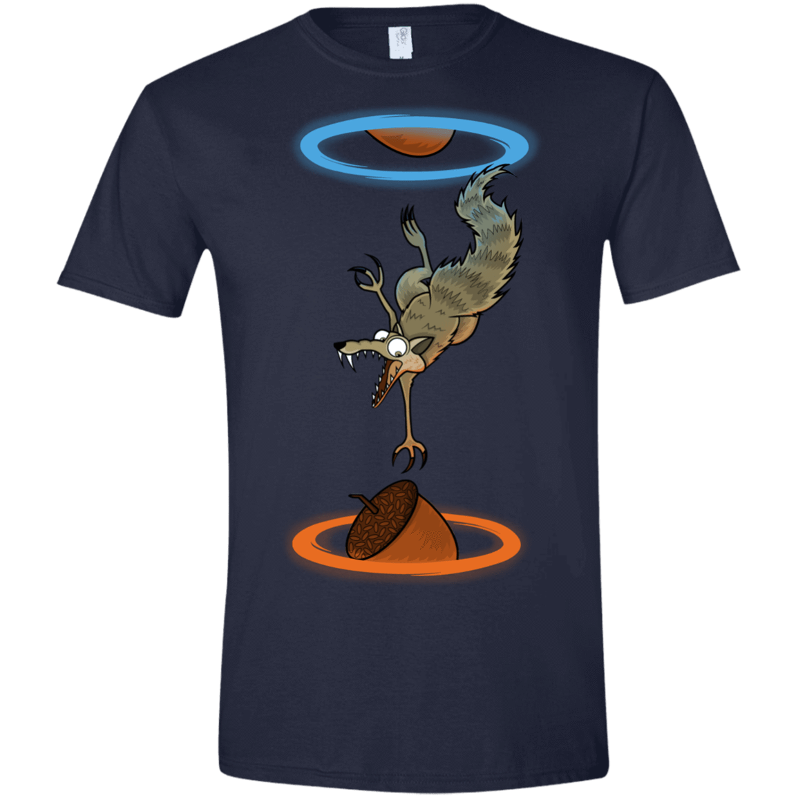 T-Shirts Navy / X-Small INFINUT Men's Semi-Fitted Softstyle