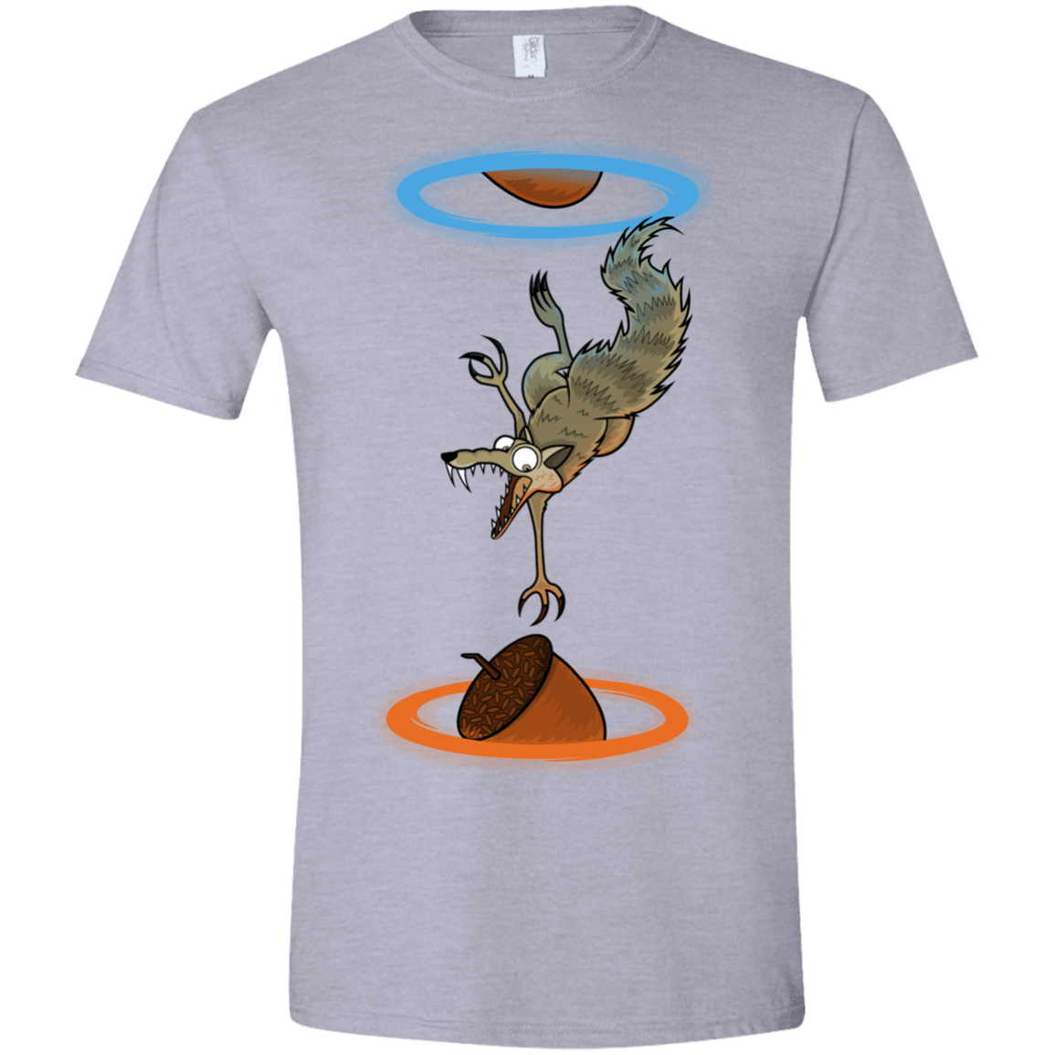 T-Shirts Sport Grey / X-Small INFINUT Men's Semi-Fitted Softstyle