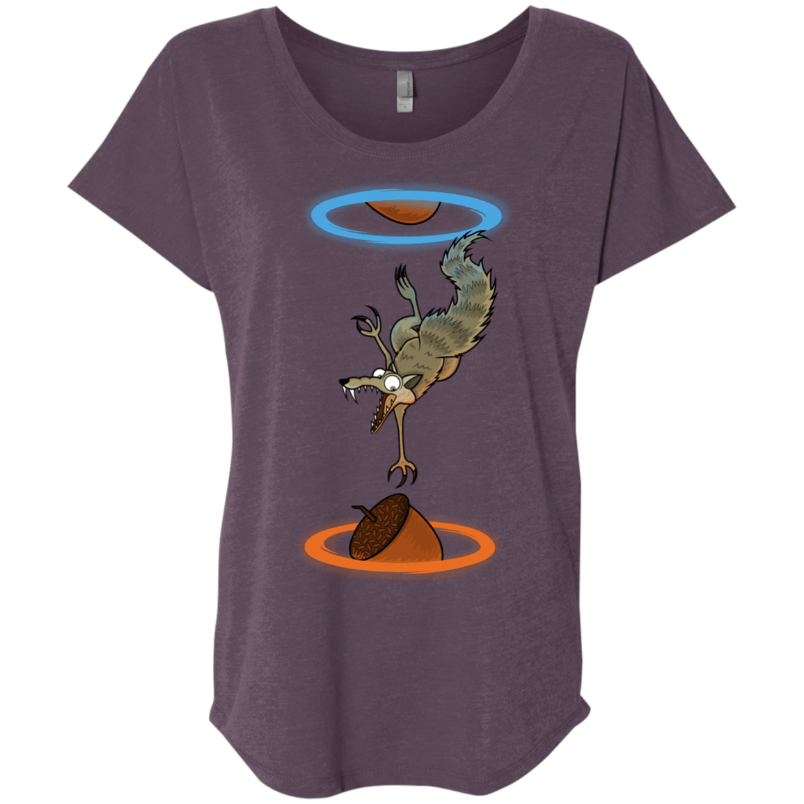 T-Shirts Vintage Purple / X-Small INFINUT Triblend Dolman Sleeve